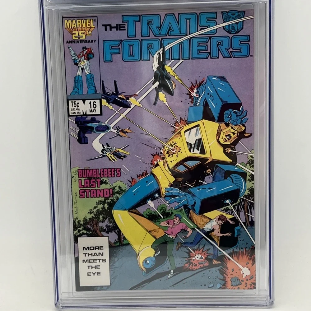 TRANSFORMERS‎ #16 (1986) CGC 8.0 WHITE PAGES